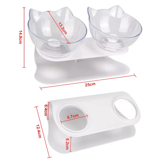 Raisedcomfort Double Bowl Feeder
