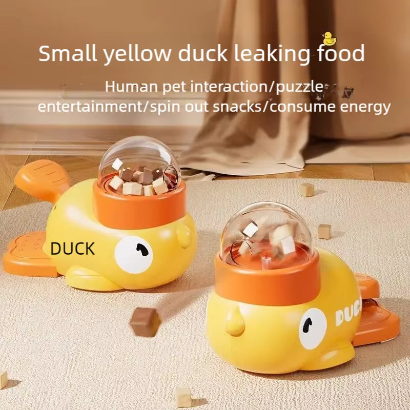 Duckdine Interactive Treat Dispenser Bowl