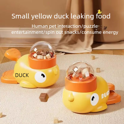 Duckdine Interactive Treat Dispenser Bowl