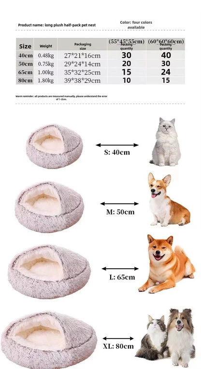 Wintershell Semi-Enclosed Plush Nest