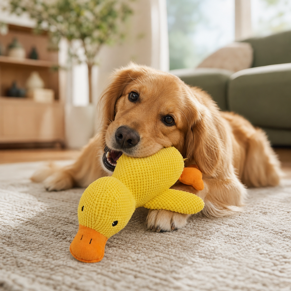 QuackBuddy Plush Squeaky Chew Toy