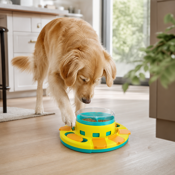 BrainBowl Slow-Eat Puzzle Feeder