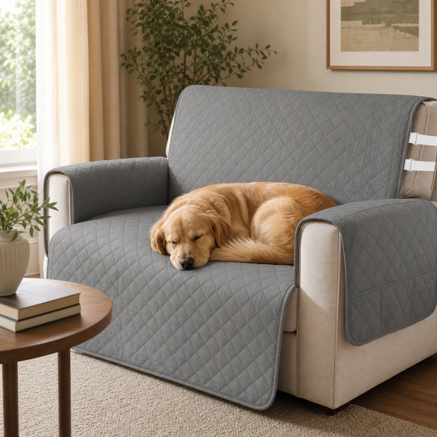 ShieldCouch Quilted Sofa Cover