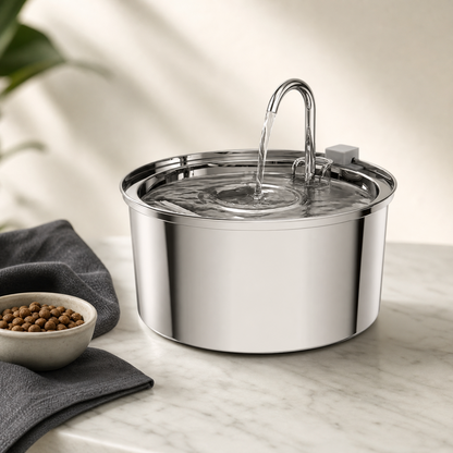 PureStream Stainless Water Fountain