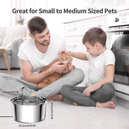 PureStream Stainless Water Fountain