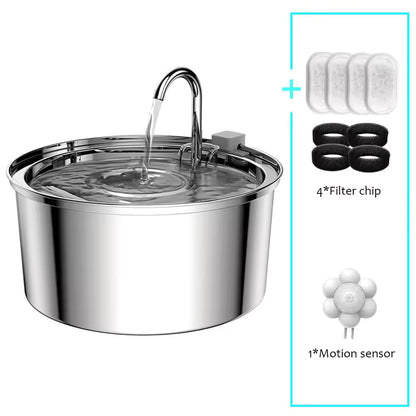 PureStream Stainless Water Fountain