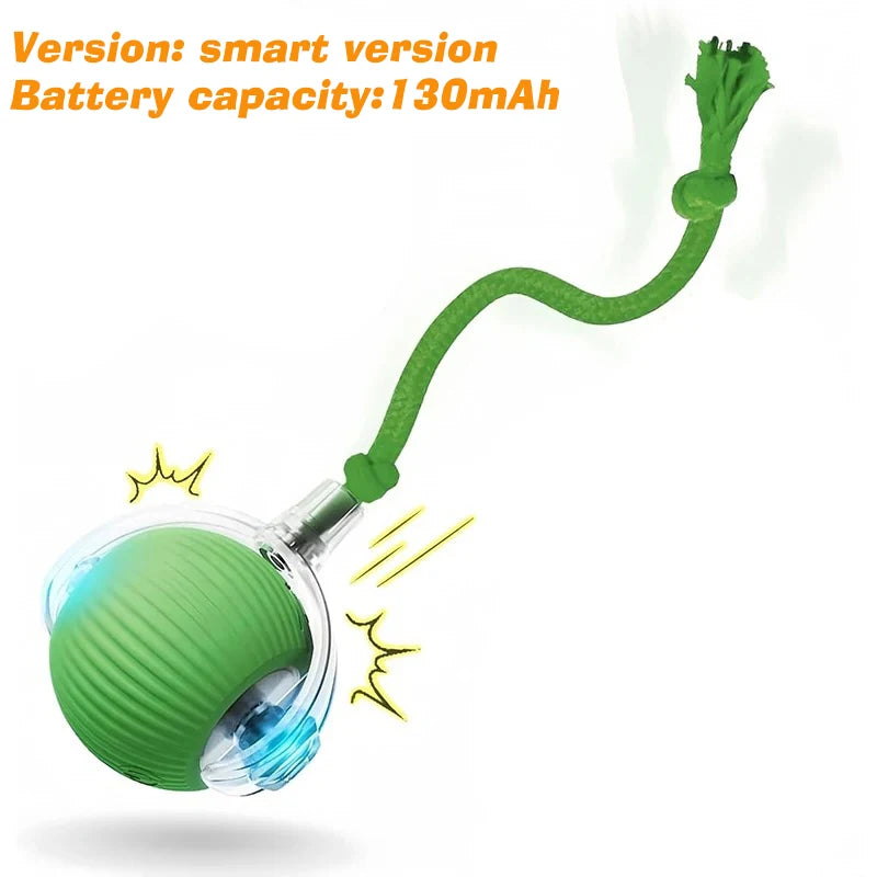 New Cat Interactive Ball Toy,Automatic Rolling Cat Ball Rechargeable,Smart Kitten Interactive Toy,Intelligent Balls Toy for Cat