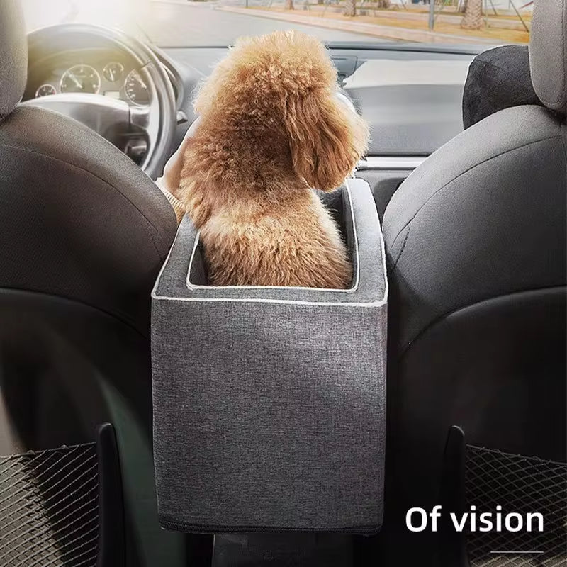 Car Central Dog Car Seat Bed Portable Carrier for Small Dogs and Cats
