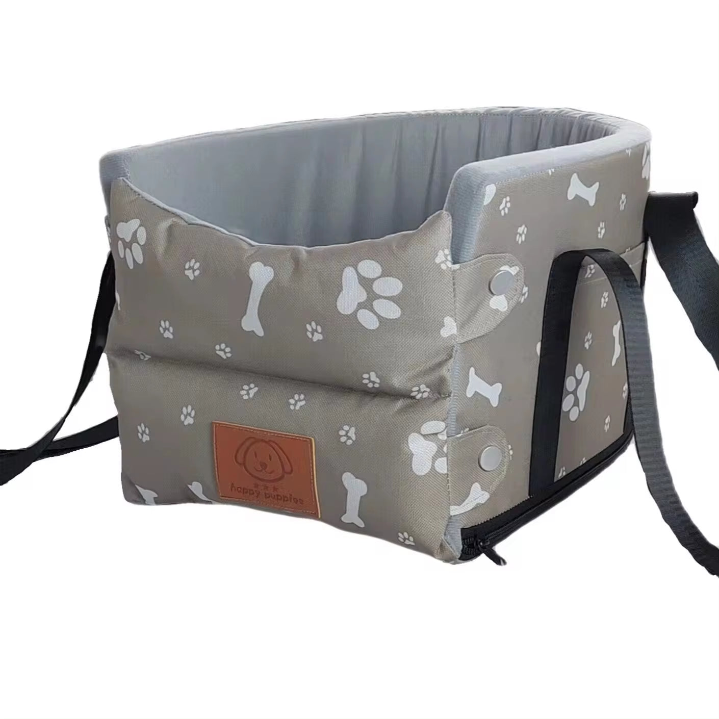 Car Central Dog Car Seat Bed Portable Carrier for Small Dogs and Cats