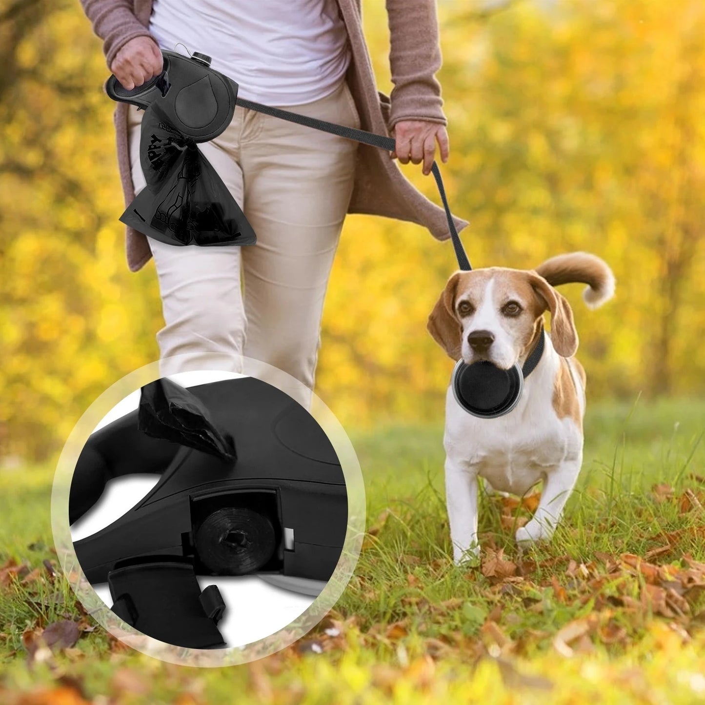 Trailleash All-In-One Water Bottle & Leash
